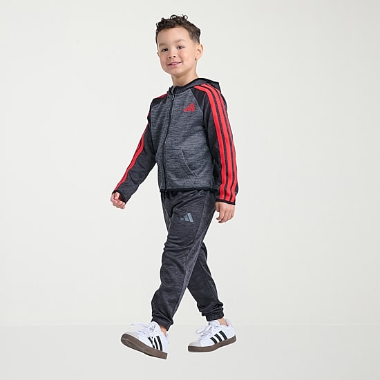 adidas Toddler Boys Fleece 2-pc. Pant Set