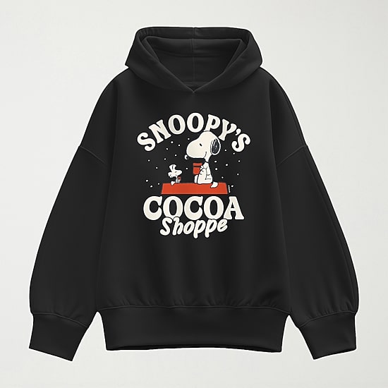 Cocoa Shoppe Womens Long Sleeve Peanuts Snoopy Hoodie