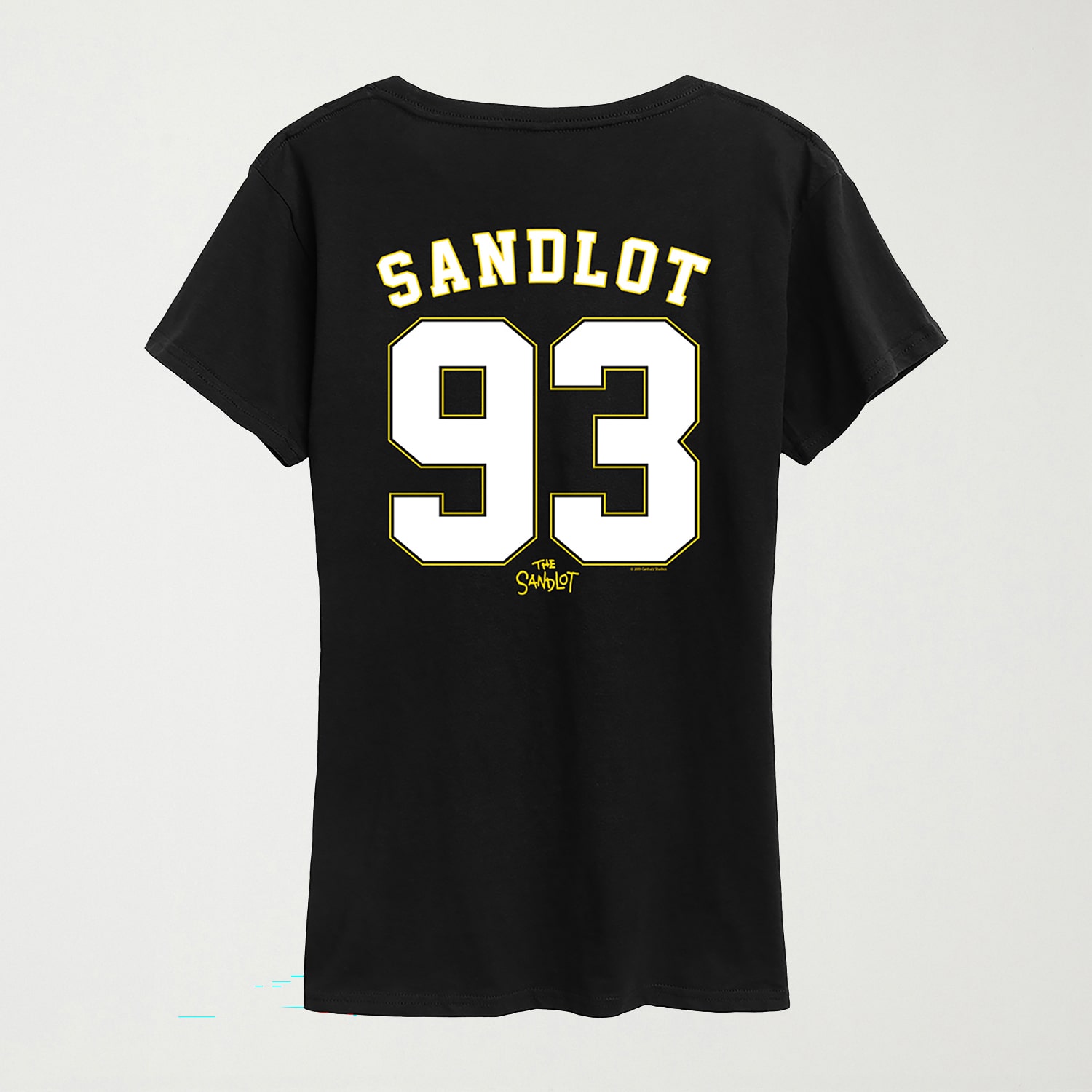 Sandlot Jersey Womens Crew Neck Short Sleeve Regular Fit Graphic T-Shirt