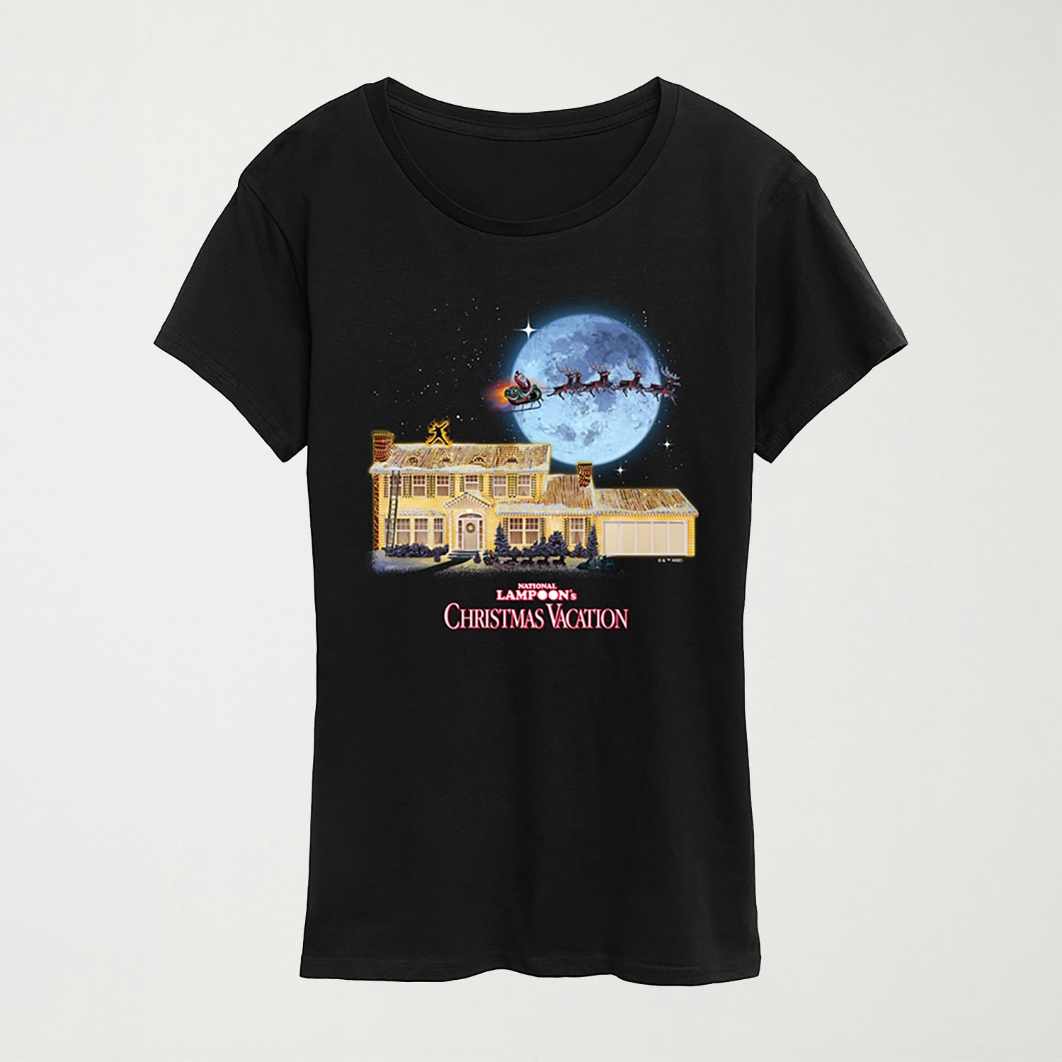 Griswold House Womens Crew Neck Short Sleeve Regular Fit Graphic T-Shirt