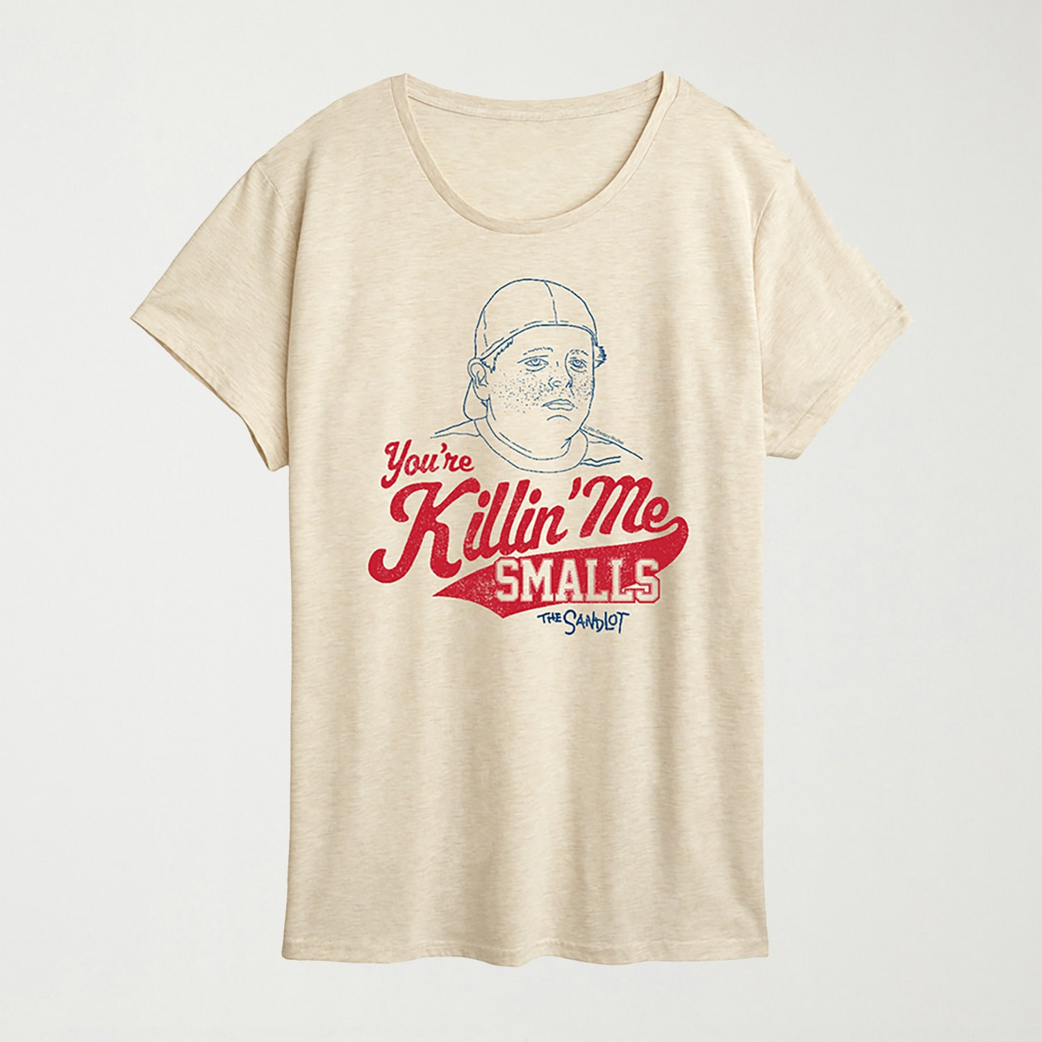 Killin Me Smalls Womens Crew Neck Short Sleeve Regular Fit Graphic T-Shirt