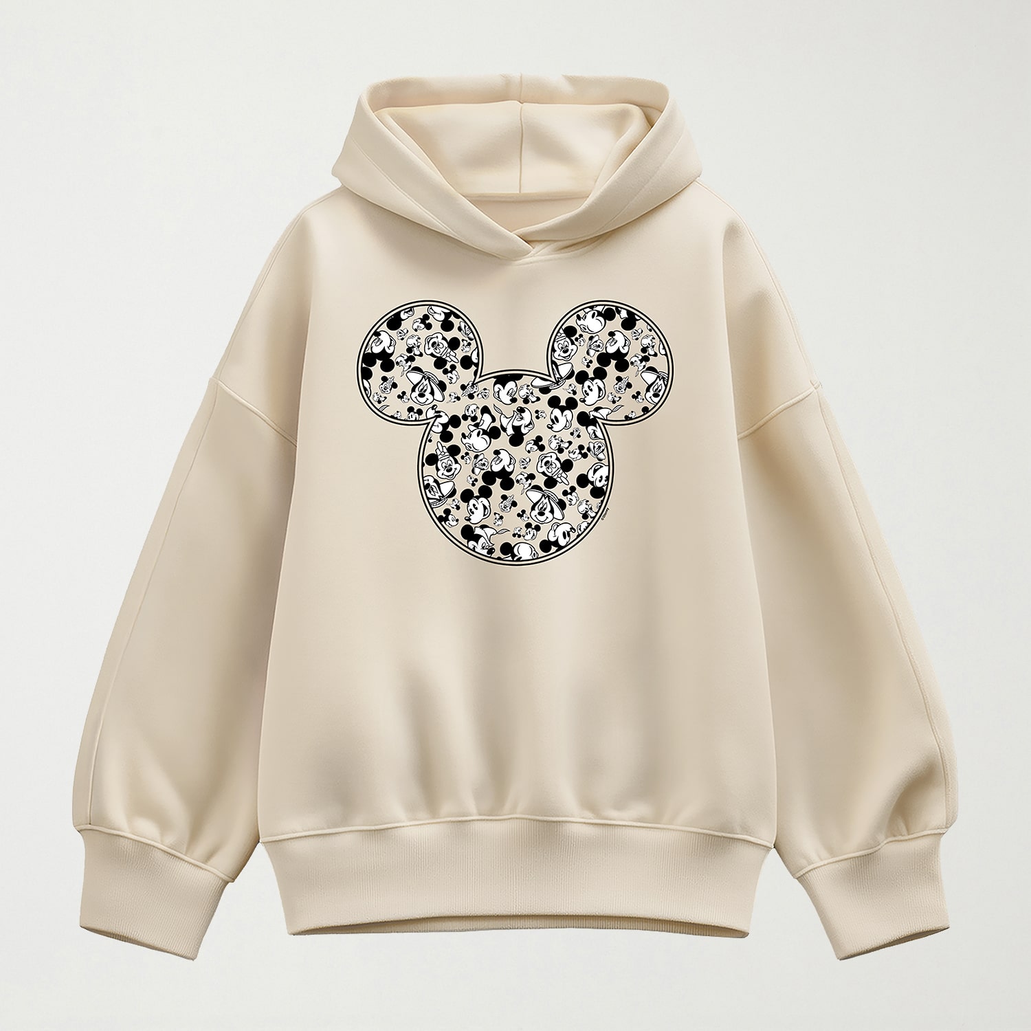 Meta Womens Long Sleeve Mickey Mouse Hoodie