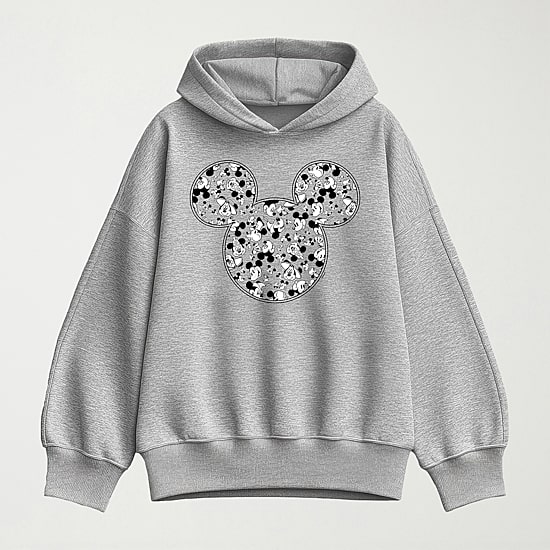 Meta Womens Long Sleeve Mickey Mouse Hoodie