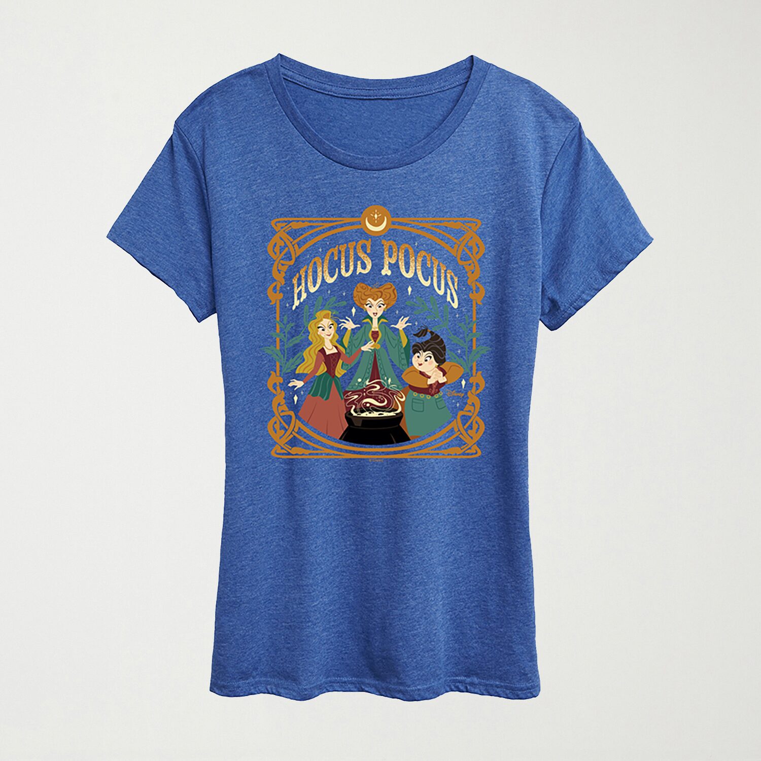 Hocus Pocus Nouveau Womens Crew Neck Short Sleeve Regular Fit Graphic T-Shirt
