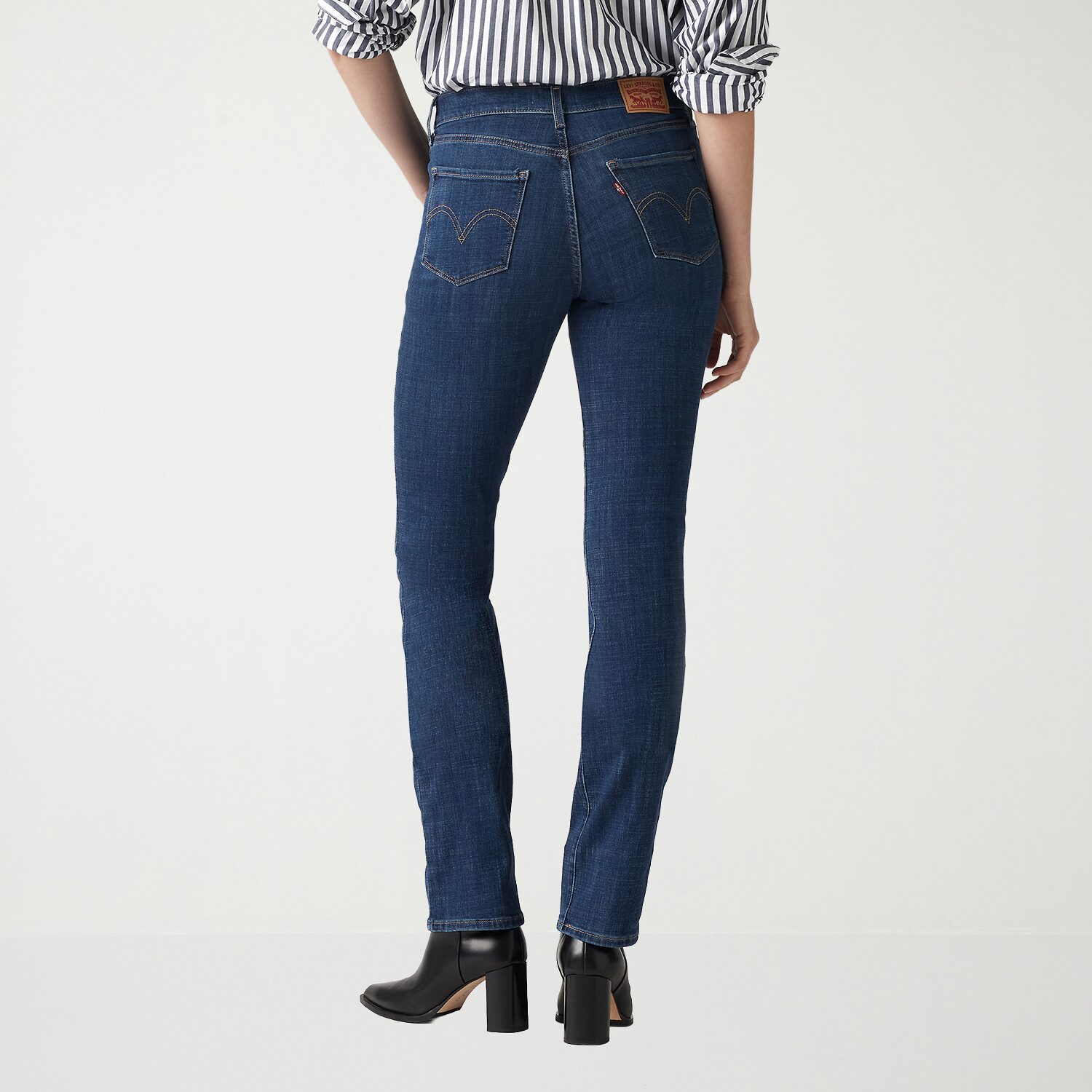 Levi's® Womens Mid Rise Classic Straight Jean