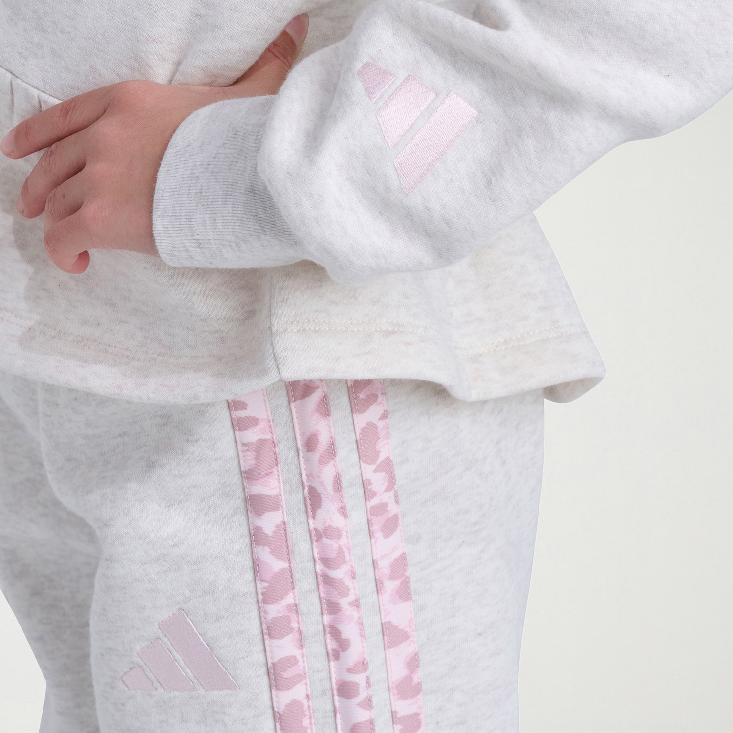 adidas Little Girls 2-pc. Pant Set