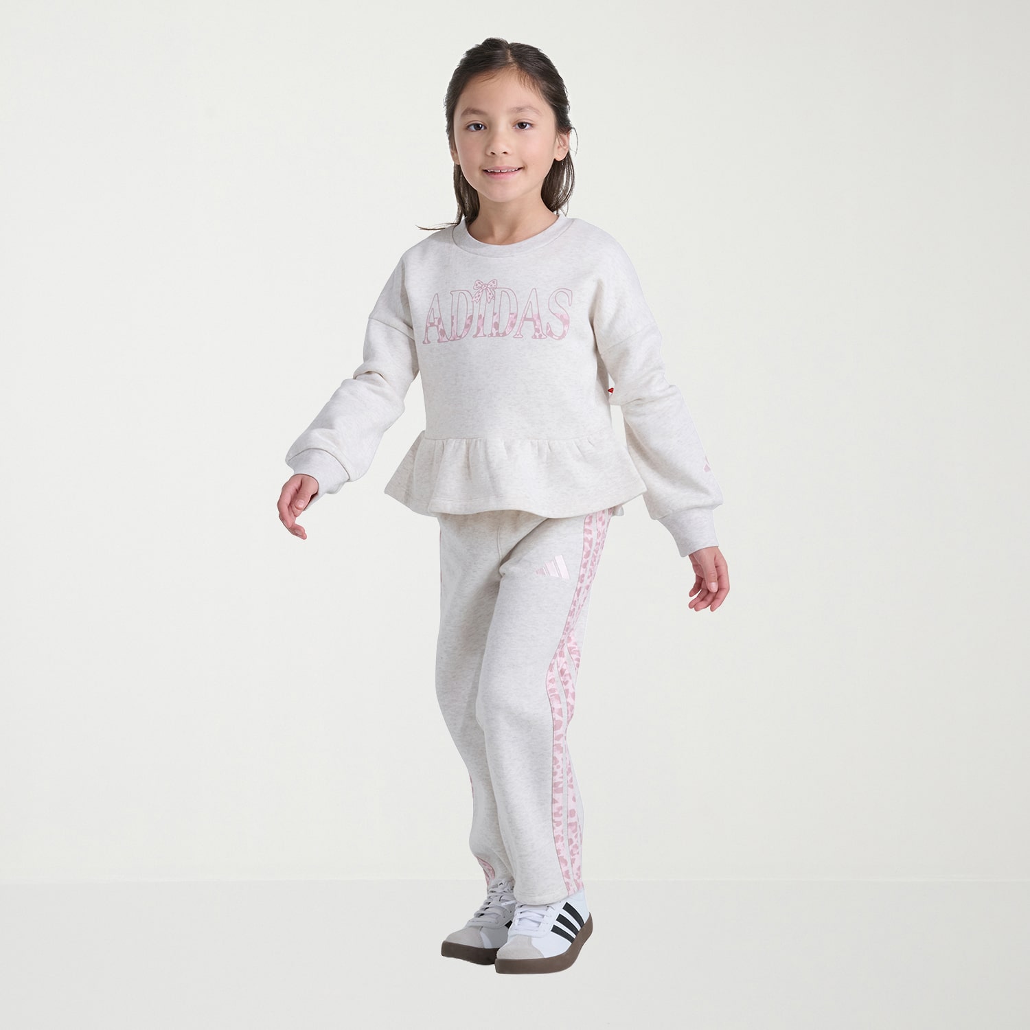 adidas Little Girls 2-pc. Pant Set
