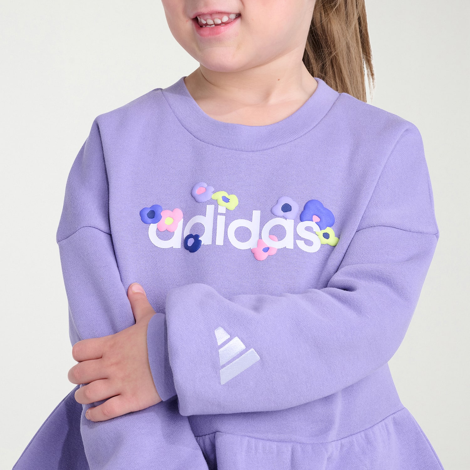 adidas Little Girls 2-pc. Pant Set