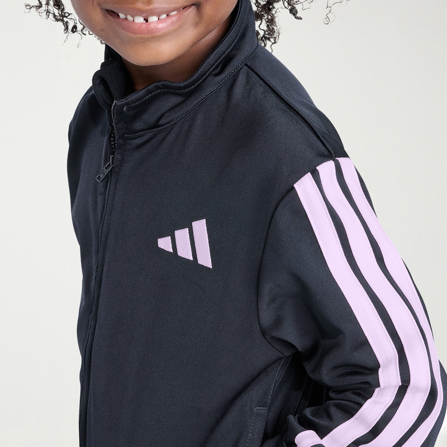 adidas Little Girls Logo 2-pc. Track Suit