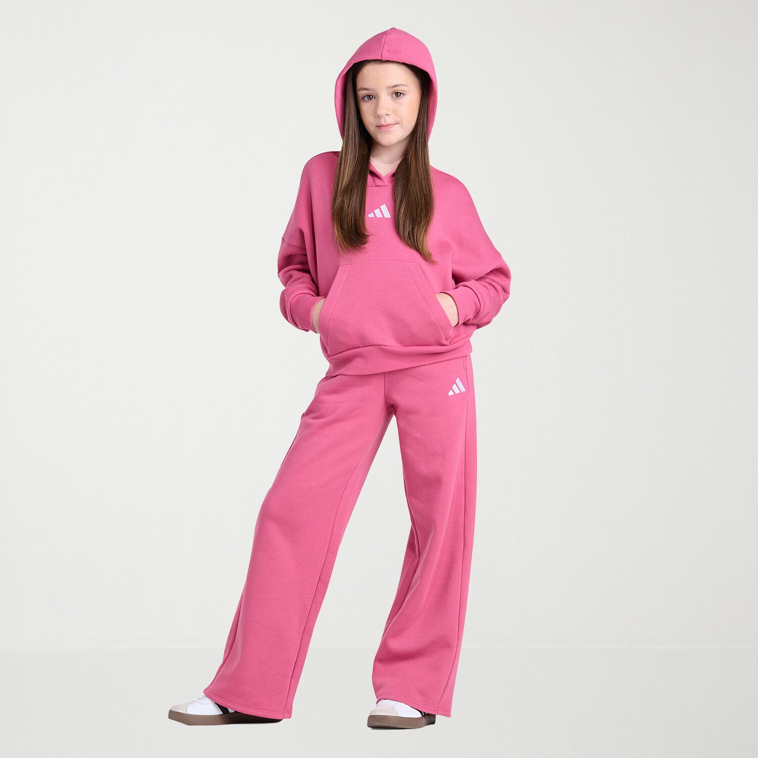 adidas Big Kid Girls Fleece 2-pc. Pant Set
