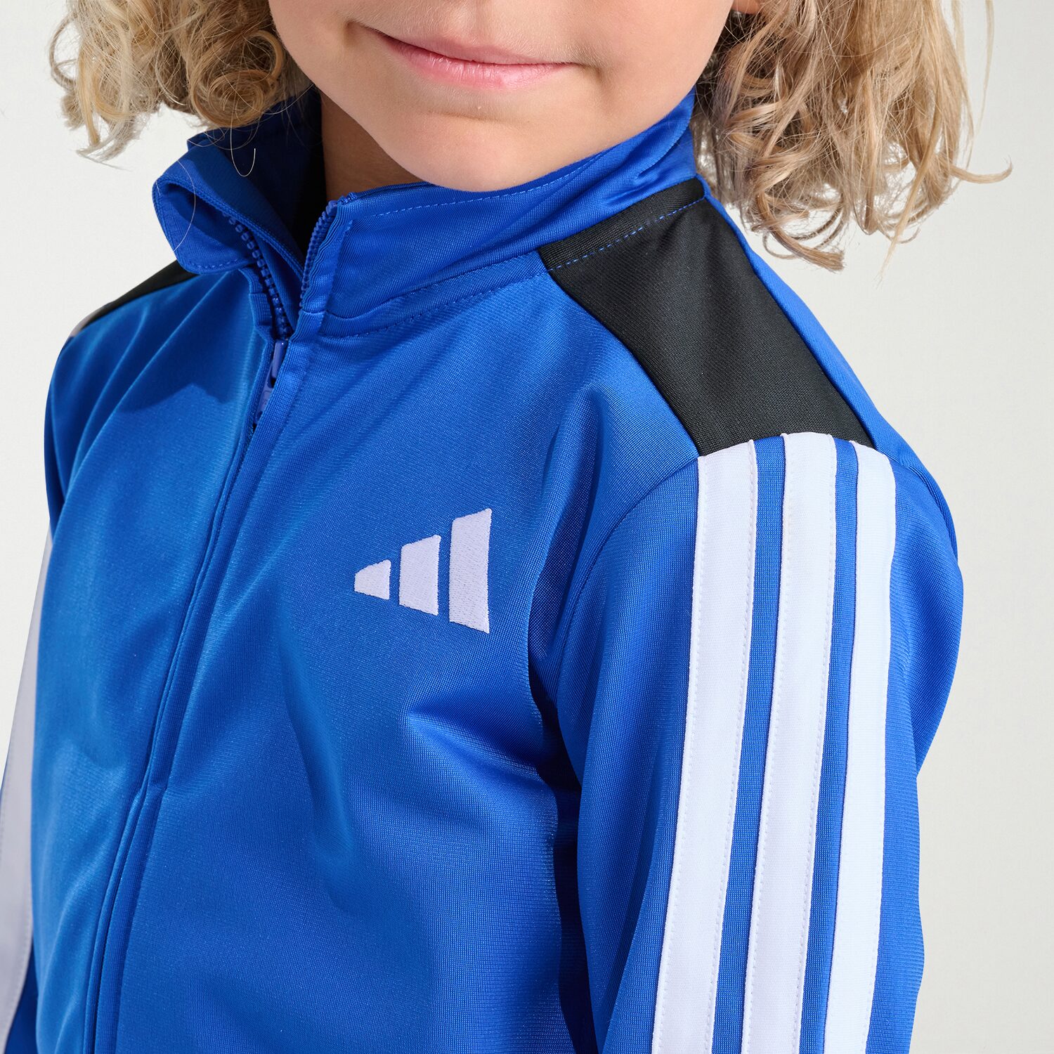 adidas Little Boys Logo 2-pc. Track Suit