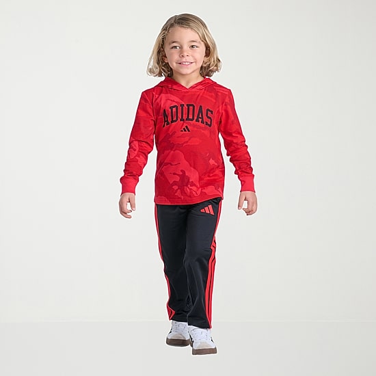 adidas Little Boys Knit 2-pc. Pant Set