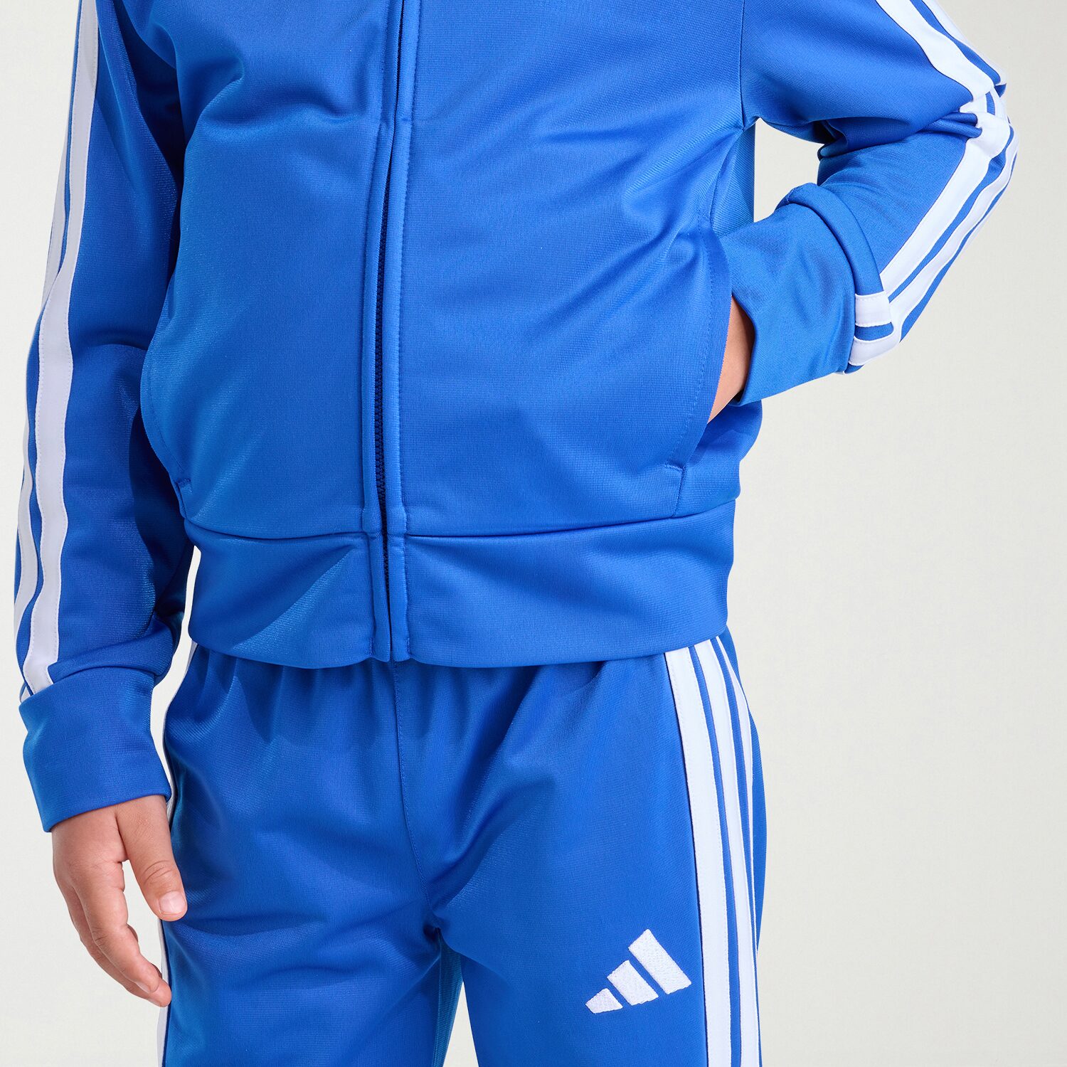 adidas Little Boys Logo 2-pc. Track Suit