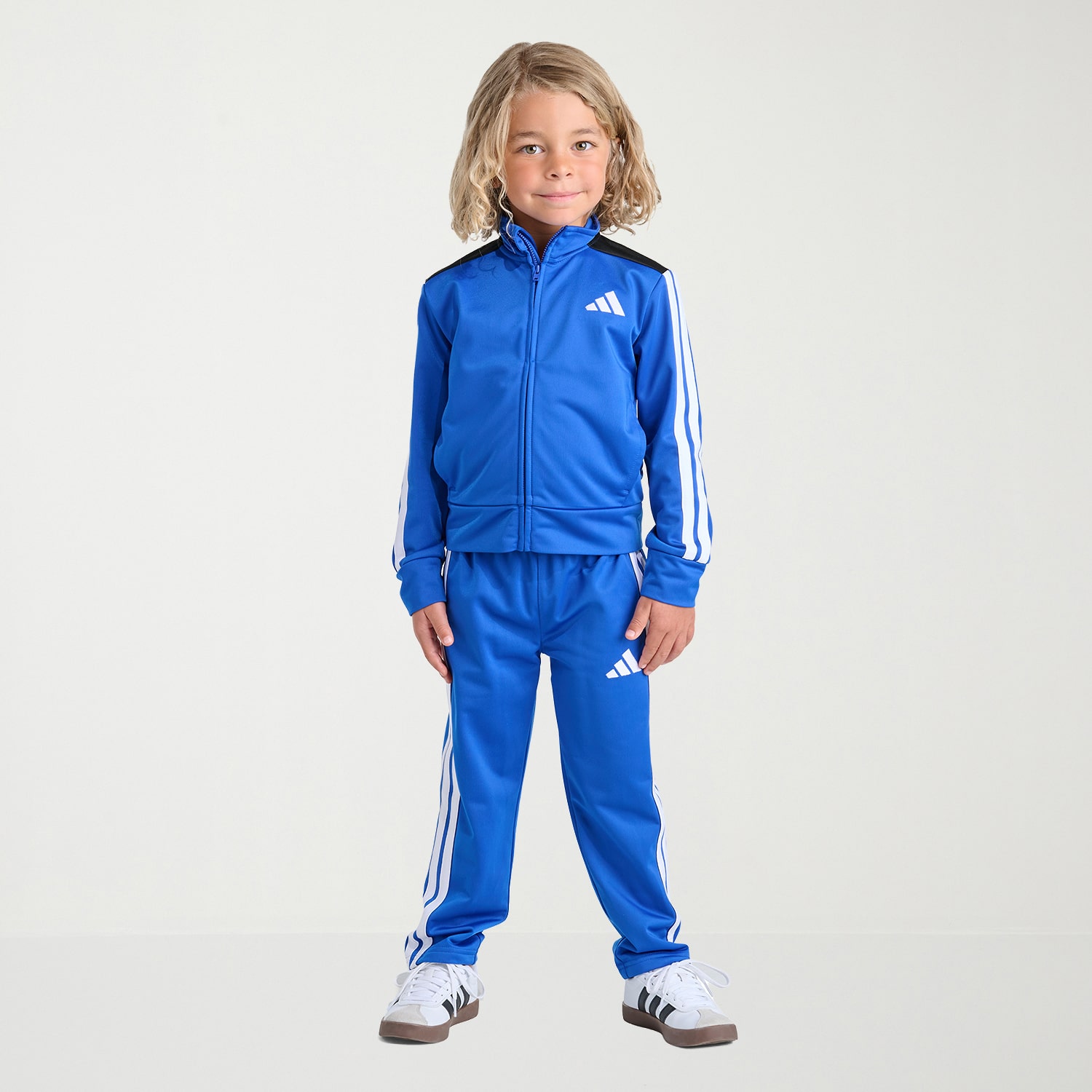 adidas Little Boys Logo 2-pc. Track Suit