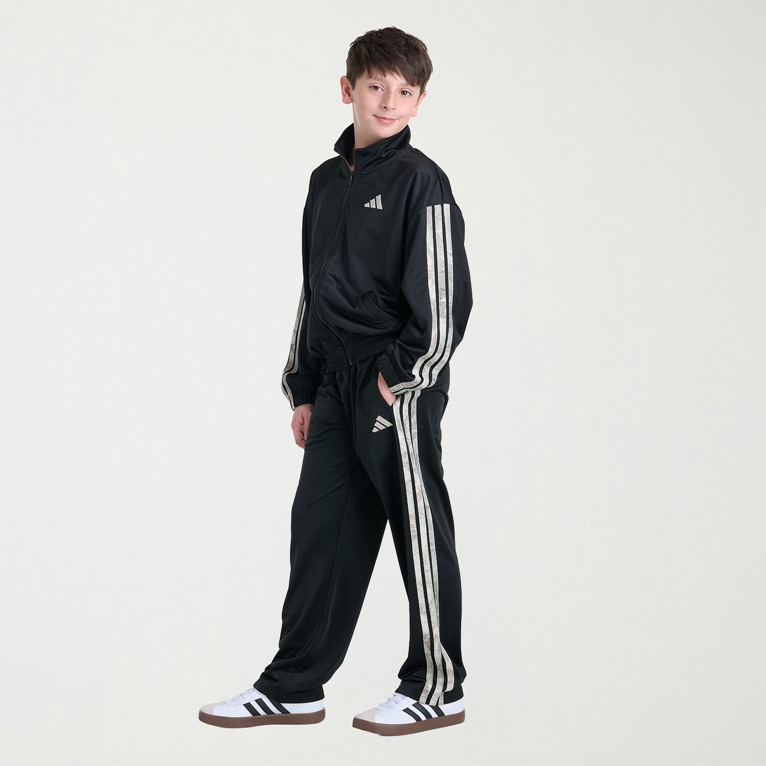 adidas Big Kid Boys Logo 2-pc. Track Suit