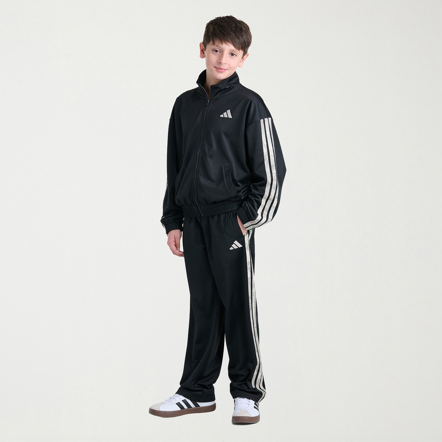 adidas Big Kid Boys Logo 2-pc. Track Suit