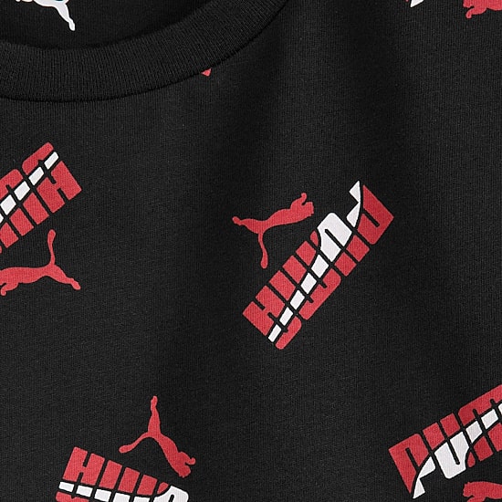 PUMA Big Kid Boys Crew Neck Short Sleeve Regular Fit Graphic T-Shirt