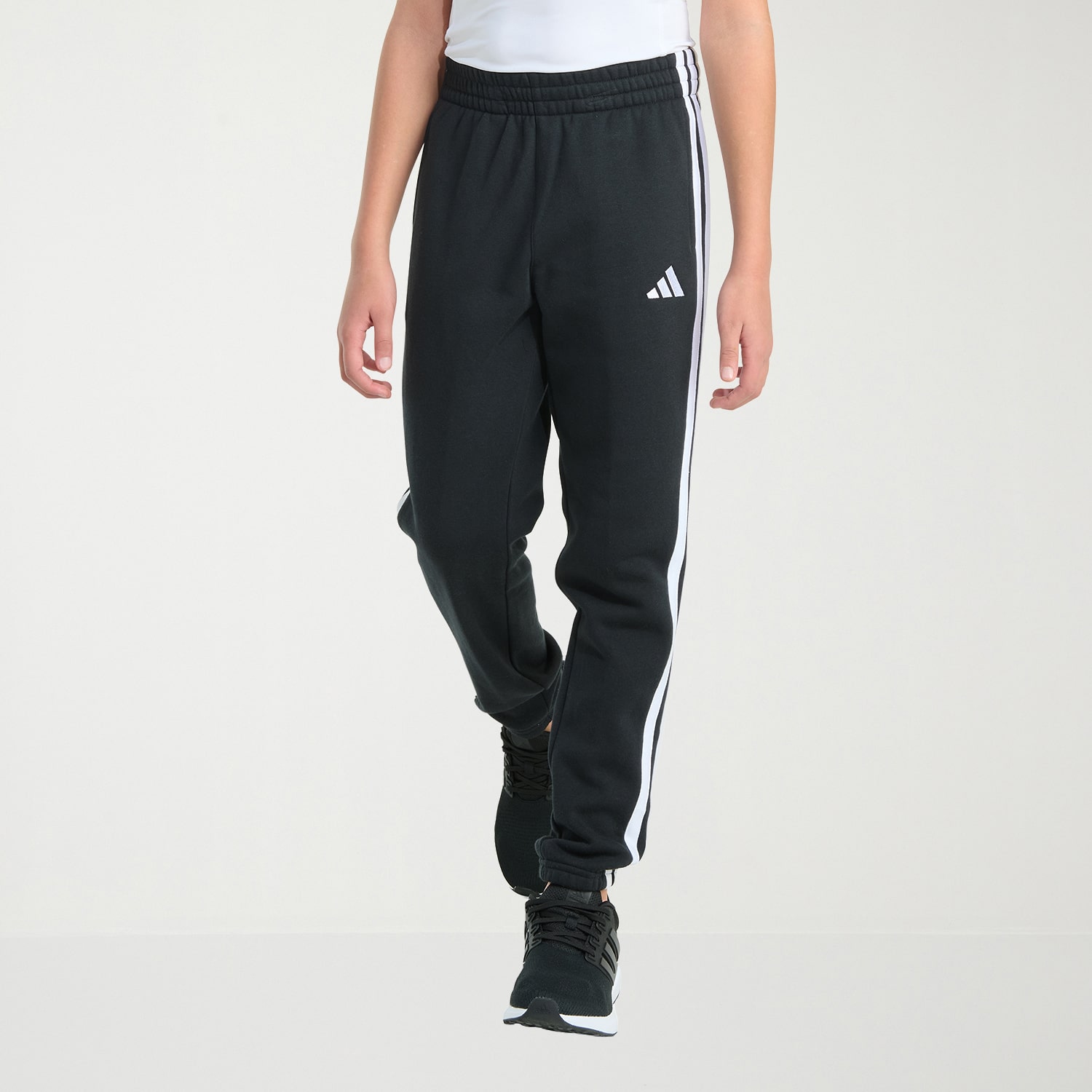 adidas Big Kid Boys Drawstring Waist Tapered Regular Fit Jogger Pant