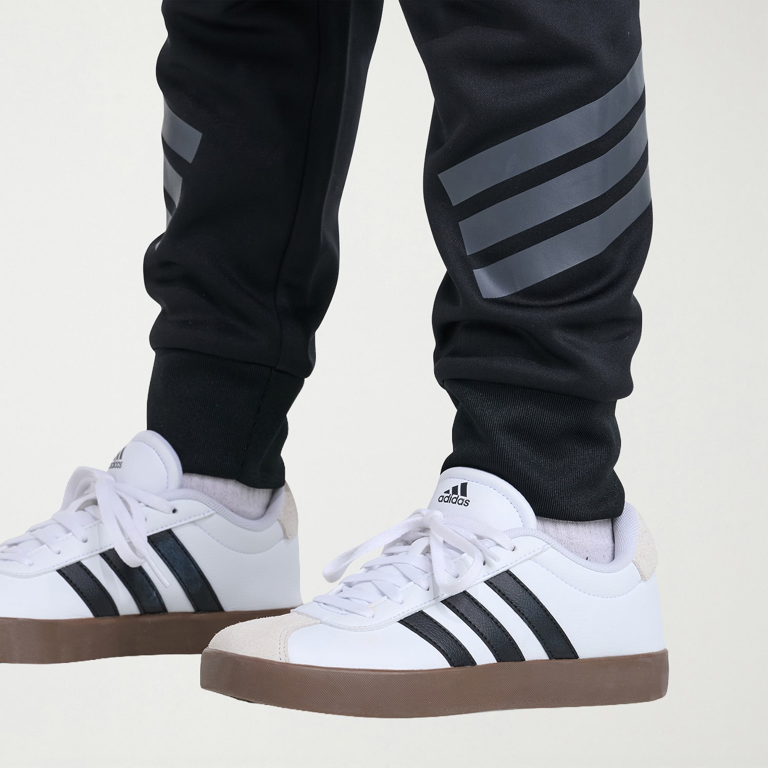 adidas Big Kid Boys Drawstring Waist Tapered Regular Fit Jogger Pant