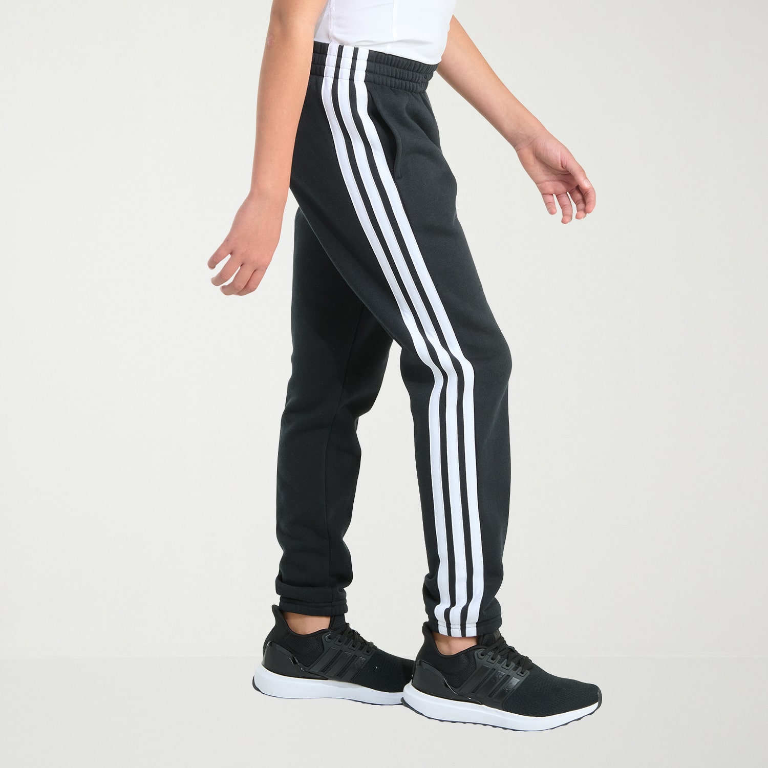 adidas Big Kid Boys Drawstring Waist Tapered Regular Fit Jogger Pant