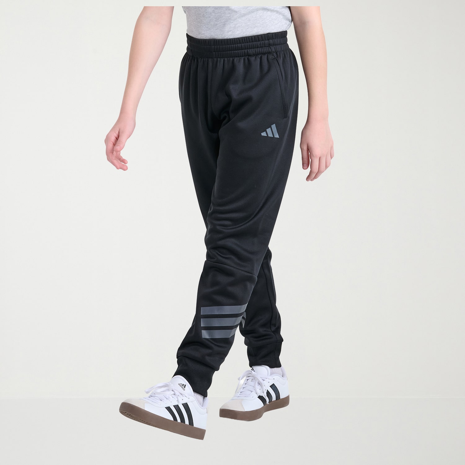 adidas Big Kid Boys Drawstring Waist Tapered Regular Fit Jogger Pant