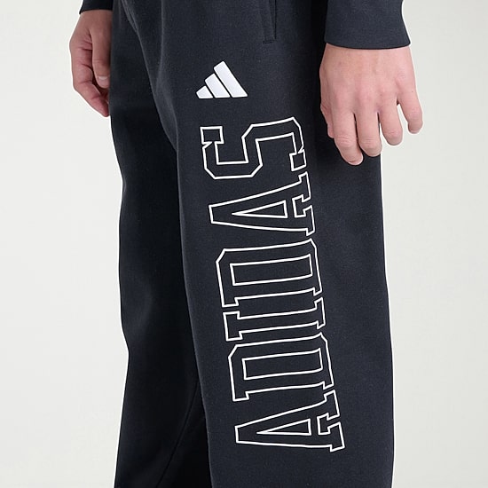 adidas Big Kid Boys Mid Rise Straight Regular Fit Fleece Pull-On Pant