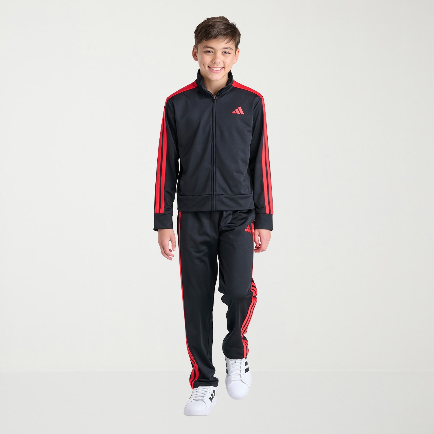 adidas Big Kid Boys Logo 2-pc. Track Suit