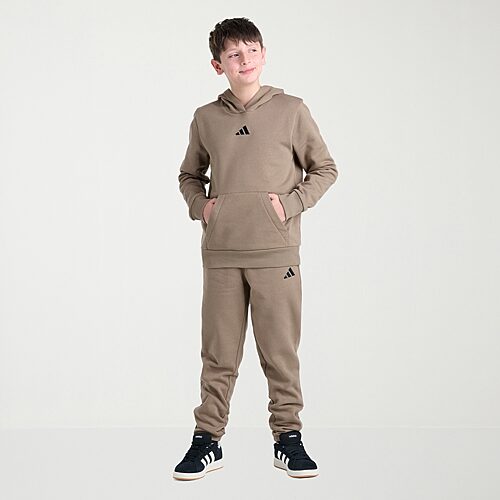 adidas 2-Piece Essential Fleece Small Logo Hooded Pullover & Jogger Set (Youth)