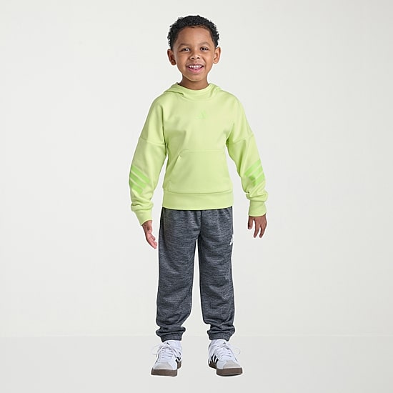 adidas Toddler Boys Fleece 2-pc. Pant Set