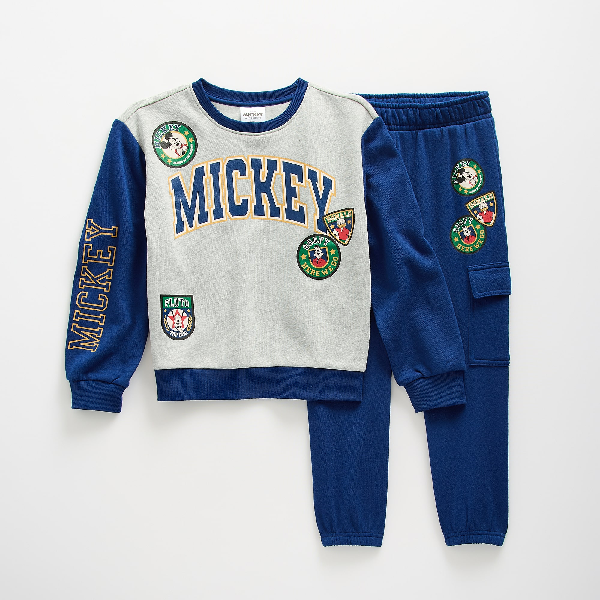 Disney Collection Little & Big Kid Boys Mickey Mouse 2-pc. Pant Set