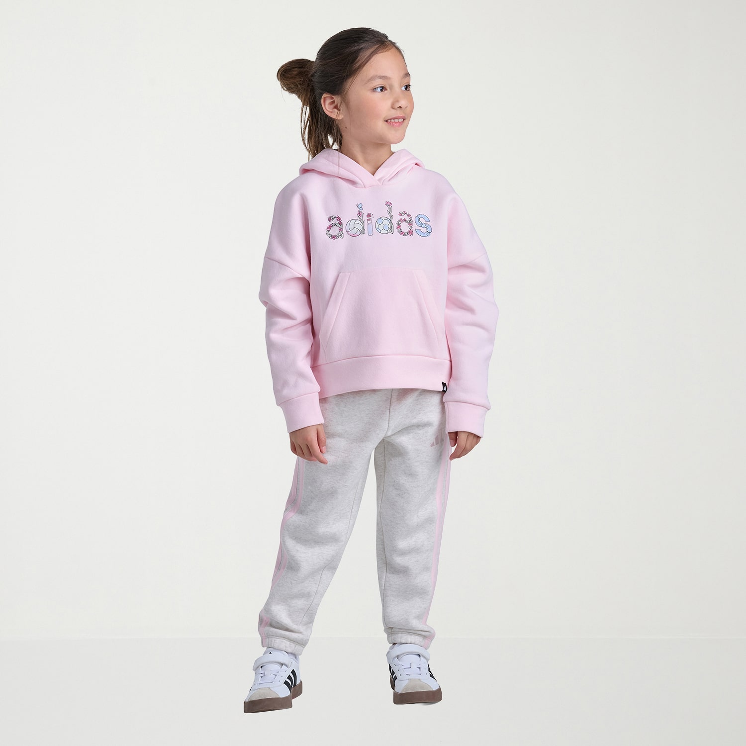 adidas Little Girls 2-pc. Pant Set