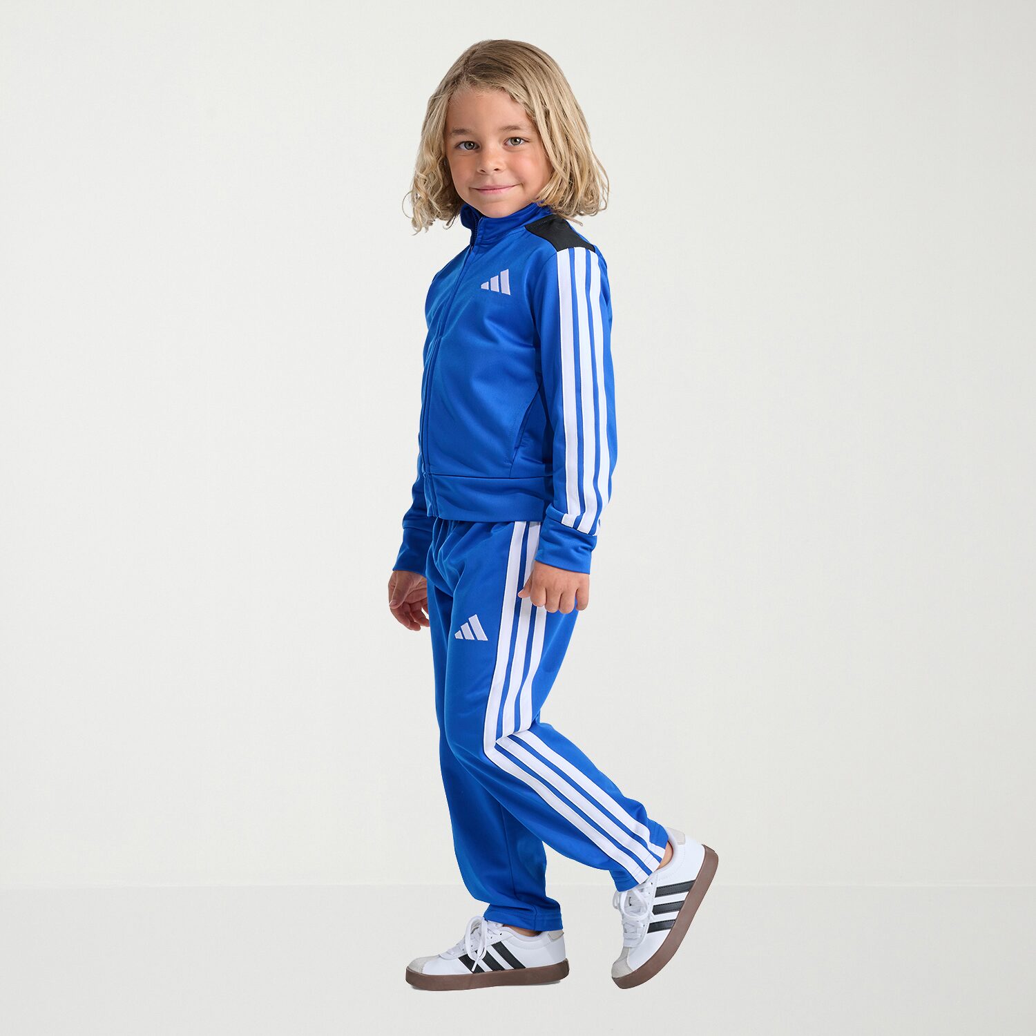 adidas Little Boys Logo 2-pc. Track Suit