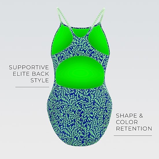 Dolfin Uglies Women's Print Elite Back One Piece