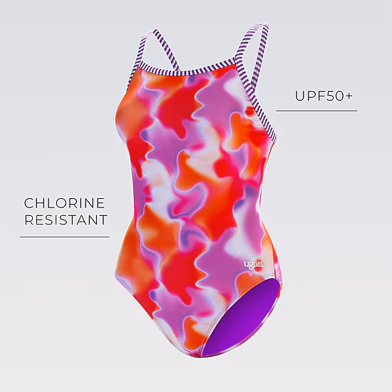 Dolfin Uglies Women's Print V2 Back One Piece