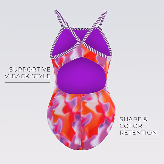Dolfin Uglies Women's Print V2 Back One Piece