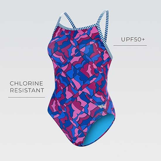 Dolfin Uglies Women's Print V2 Back One Piece