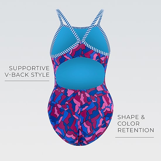 Dolfin Uglies Women's Print V2 Back One Piece