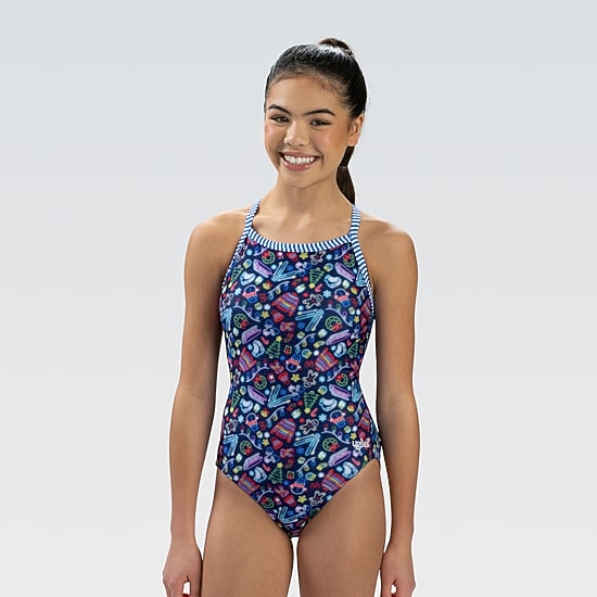 Dolfin Uglies Women's Print V2 Back One Piece