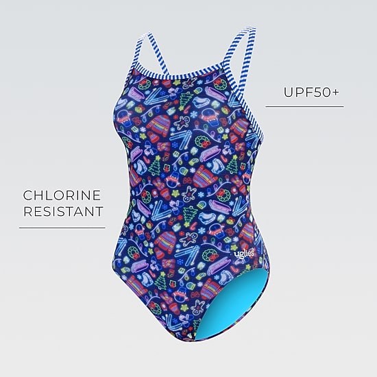 Dolfin Uglies Women's Print V2 Back One Piece