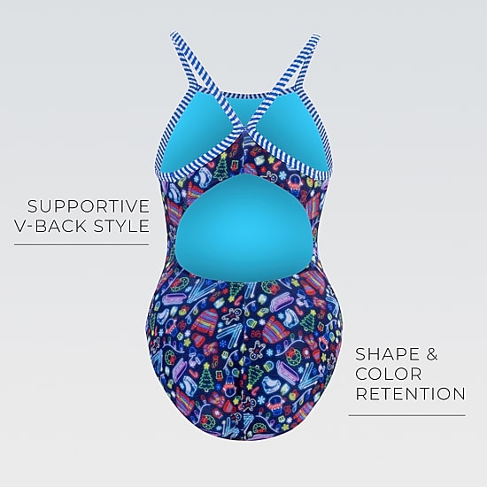 Dolfin Uglies Women's Print V2 Back One Piece
