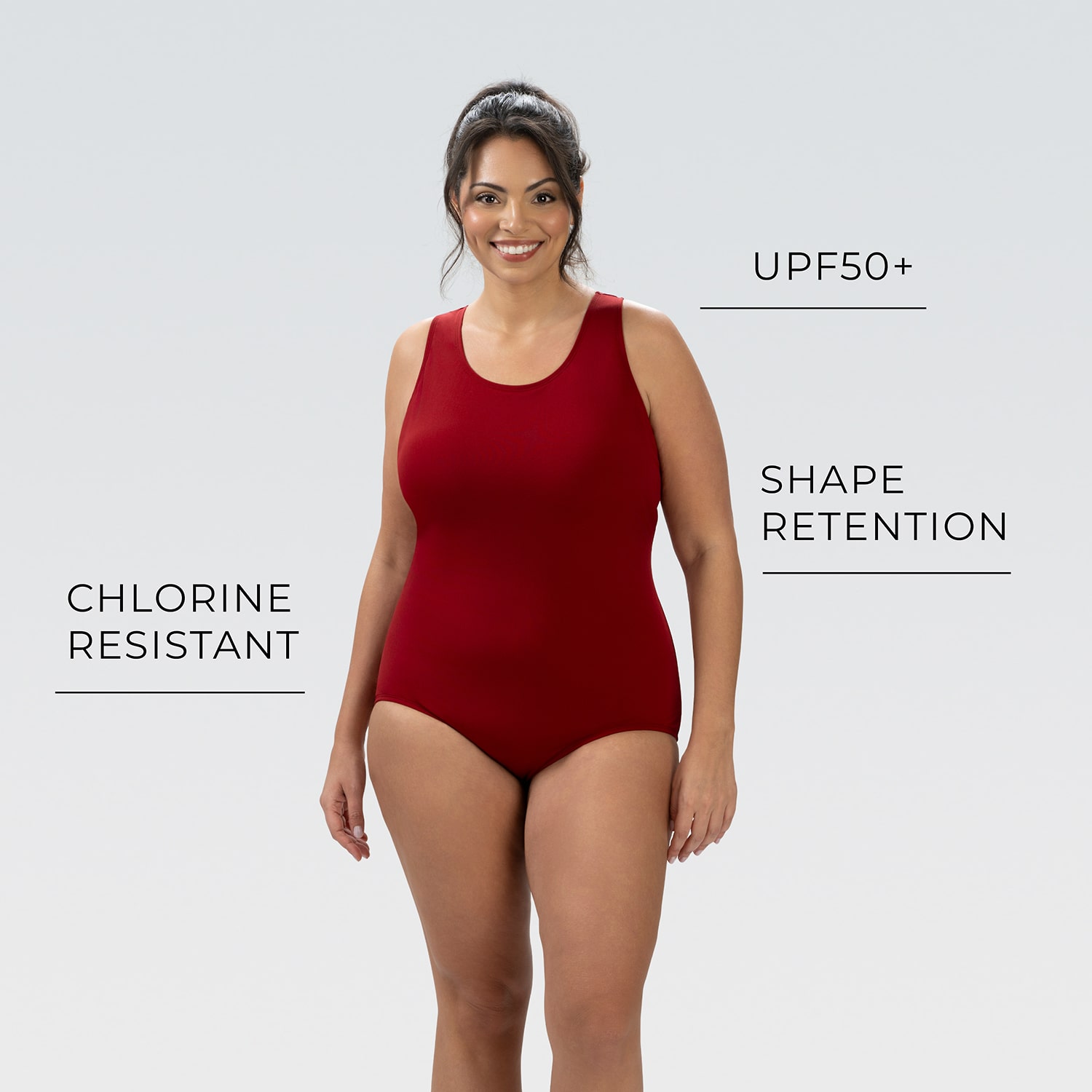 Dolfin Womens Full Coverage One Piece Swimsuit