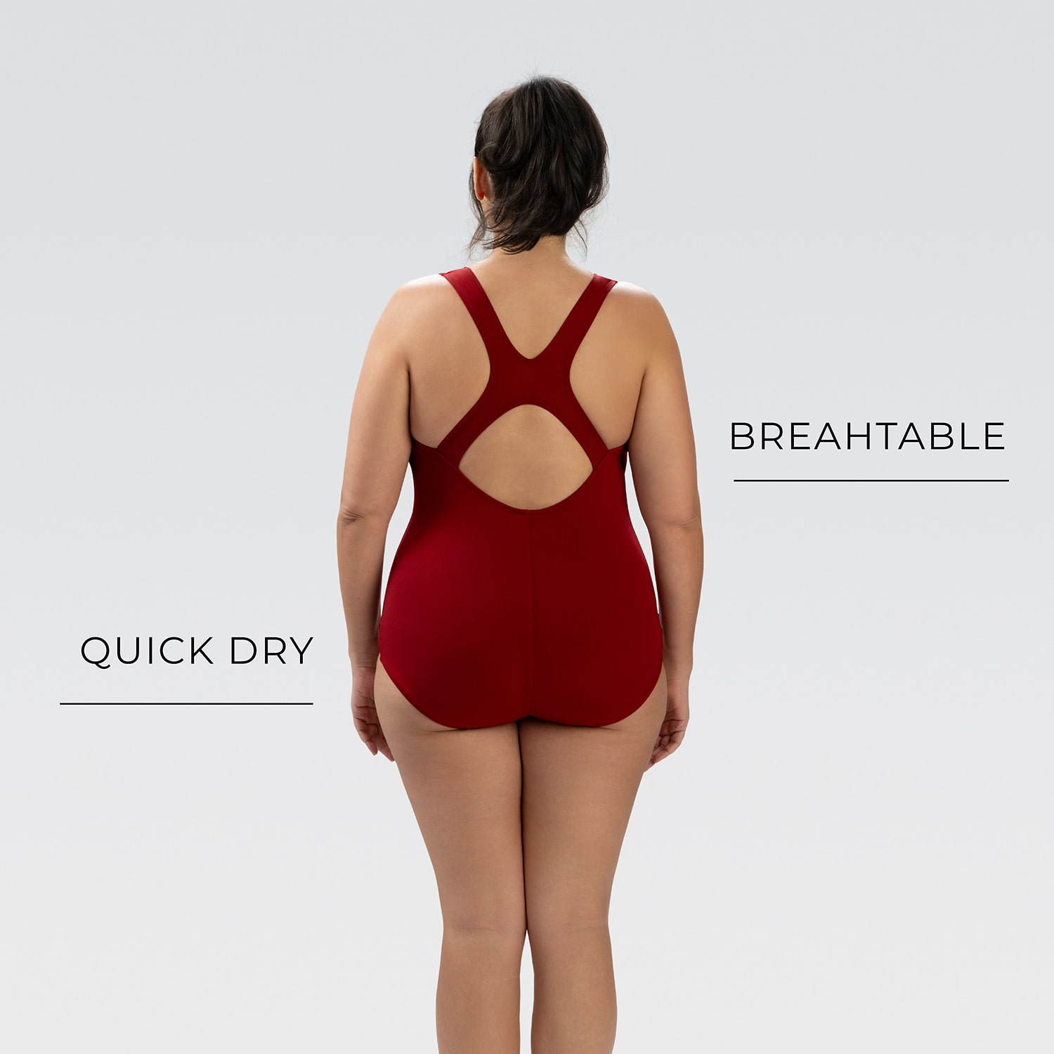 Dolfin Womens Full Coverage One Piece Swimsuit