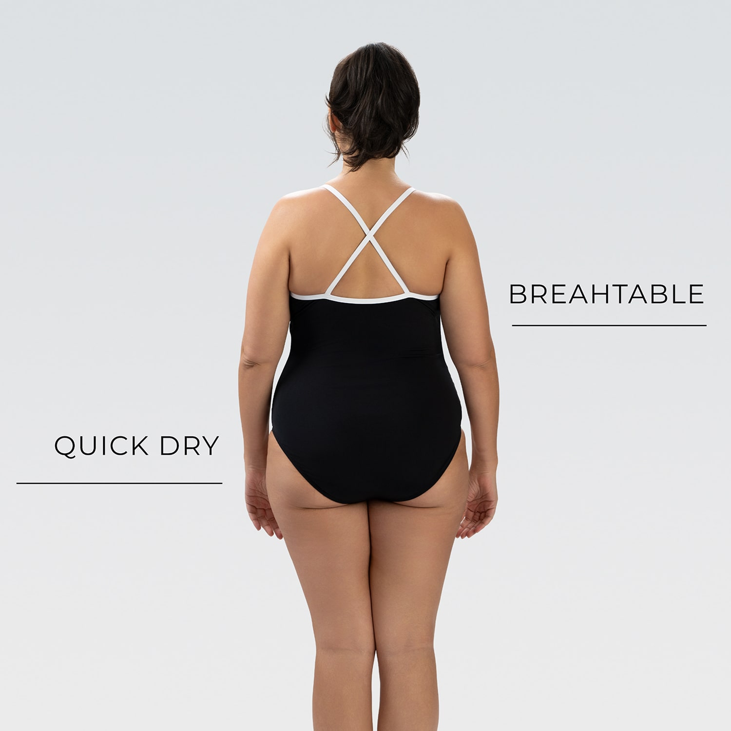 Dolfin Womens Moderate Coverage One Piece Swimsuit