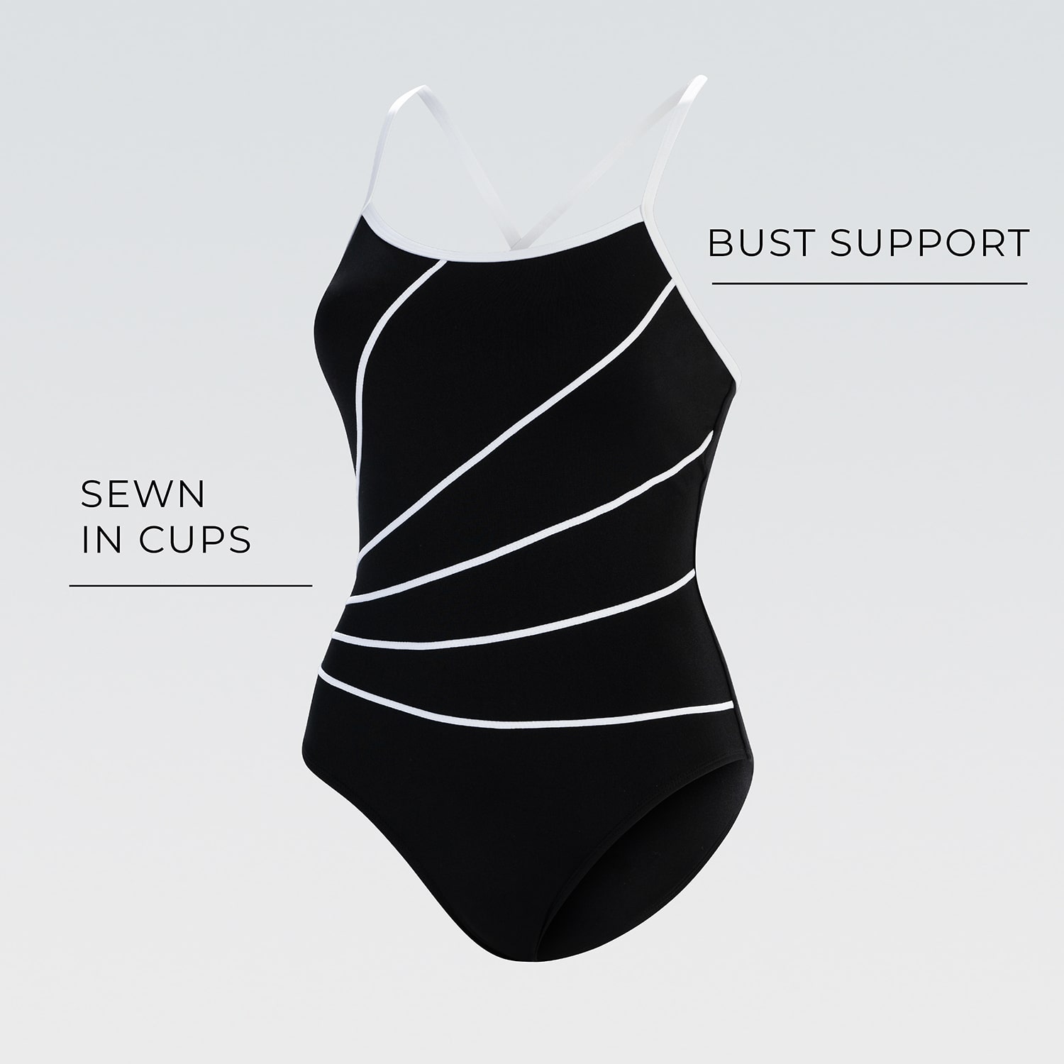 Dolfin Womens Moderate Coverage One Piece Swimsuit