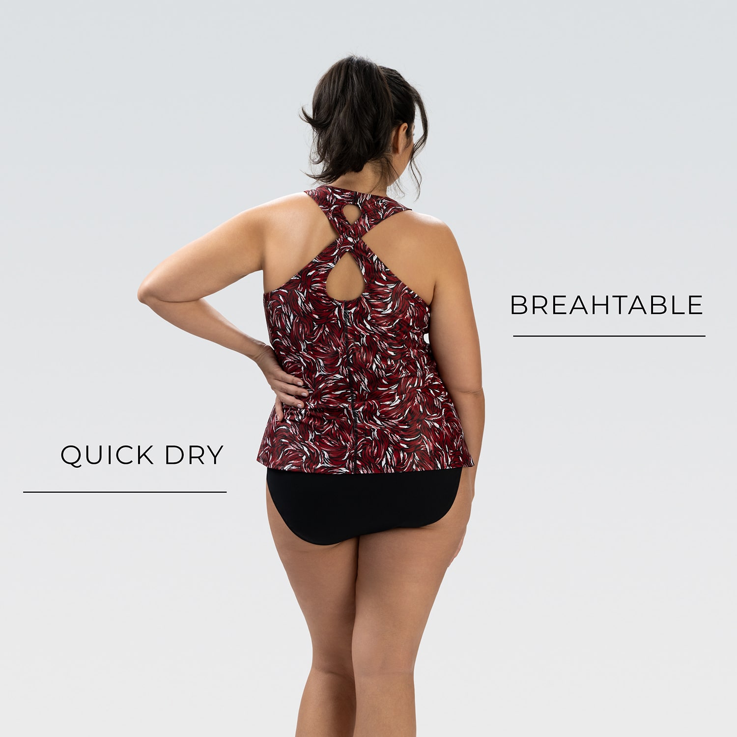 Dolfin Womens Tankini Swimsuit Top