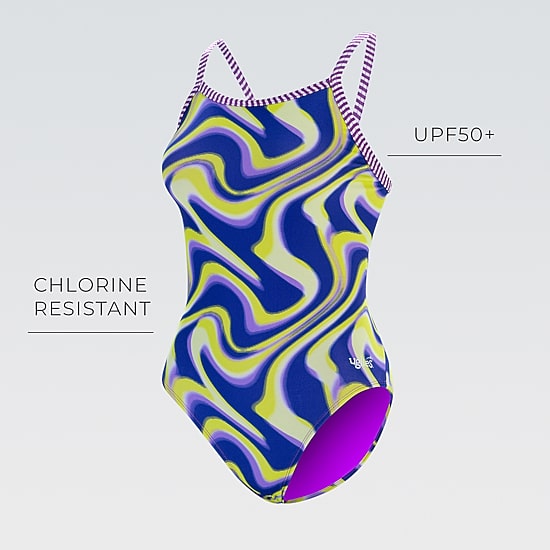 Dolfin Uglies Women's Print V2 Back One Piece