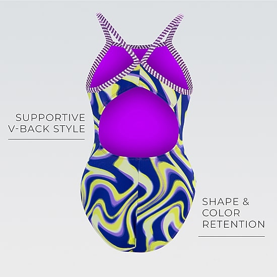 Dolfin Uglies Women's Print V2 Back One Piece