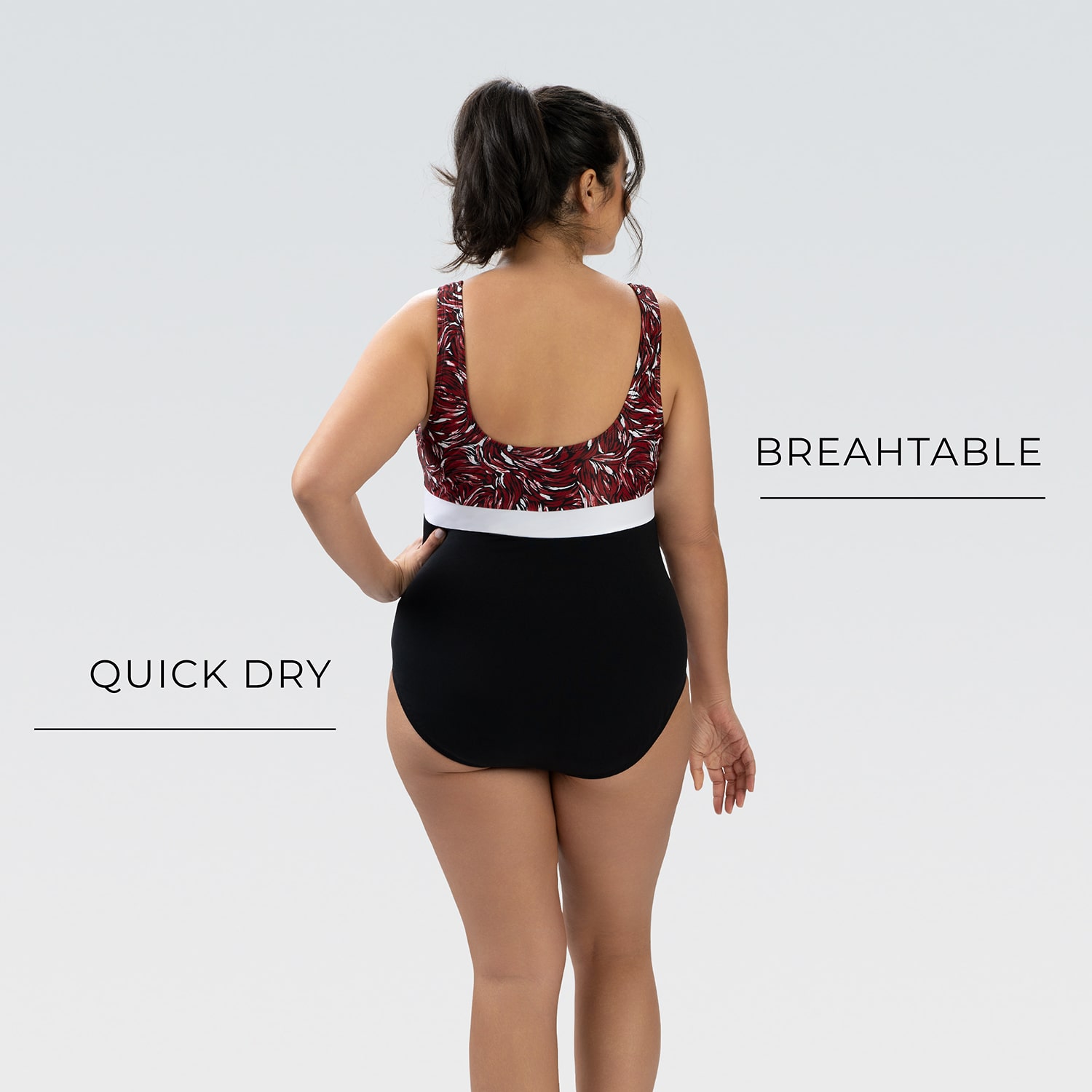 Dolfin Womens Moderate Coverage One Piece Swimsuit