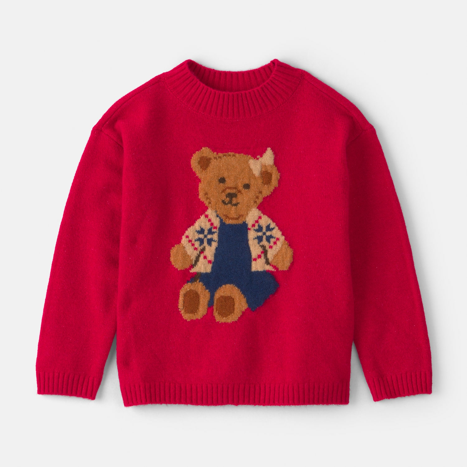 Oshkosh Toddler Girls Crew Neck Long Sleeve Pullover Sweater