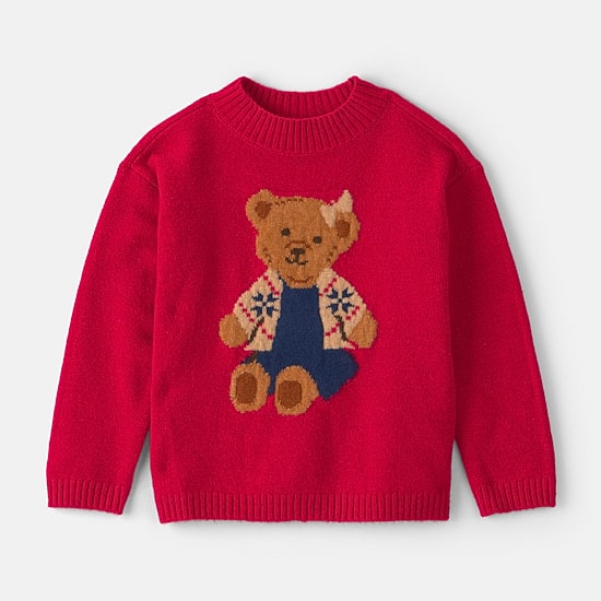 Oshkosh Toddler Girls Crew Neck Long Sleeve Pullover Sweater
